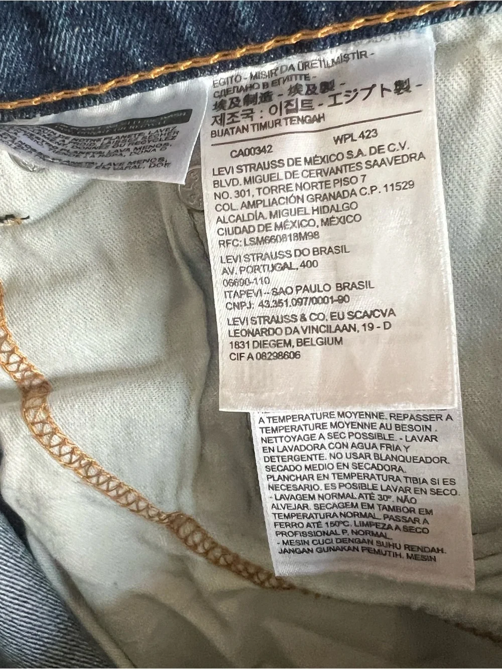 Levi’s 514 Classic Men’s Blue Denim Jeans